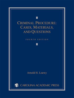 cover image of Criminal Procedure